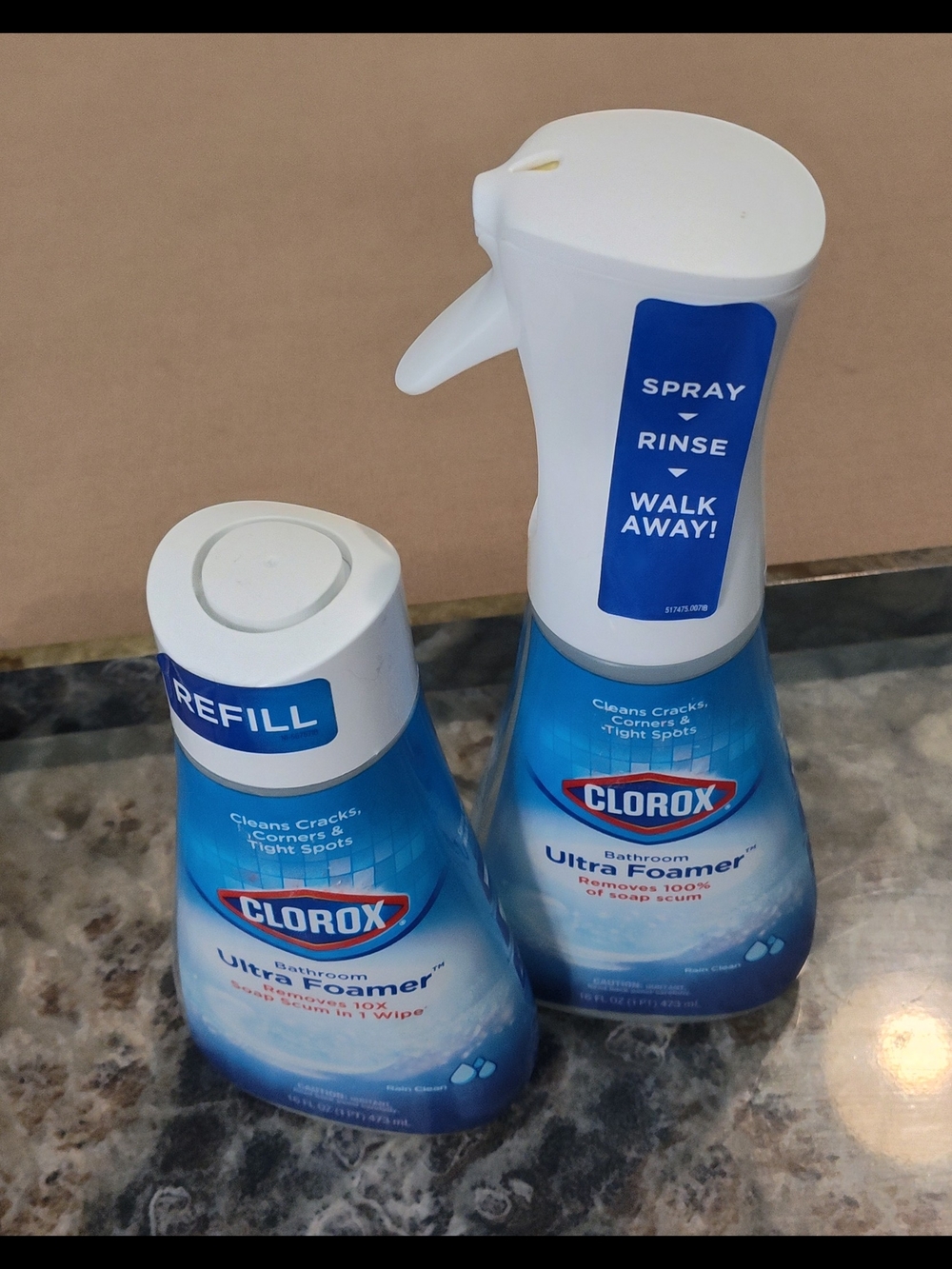 NWT! Clorox Bathroom Ultra Foamer Spray + Refill - Have 3 Sets Available